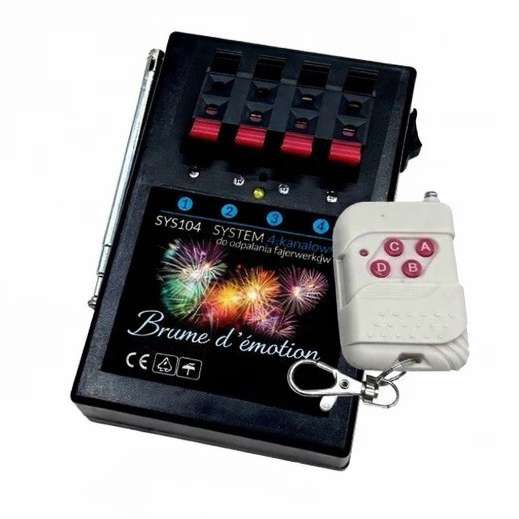 Boîtier de Déclenchement Brume d’Émotion – Commande Sans Fil 4 Canaux