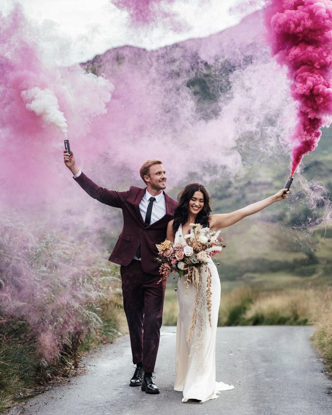 Fumigènes de Couleur Brume d’Émotion – Effet Fumée Photographique